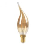 E14 2w 2500K CV4 Led Filamento Gold 35x125mm (220v)