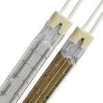 IR Ceramic 400v 3825w IR Gold Twin Tube 460mm Lâmpada Infravermelhos